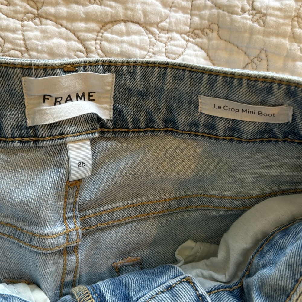 FRAME DENIM LE CROP MINI BOOT 25 - Picture 7 of 7
